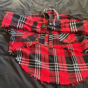 Red Plaid women’s shirt